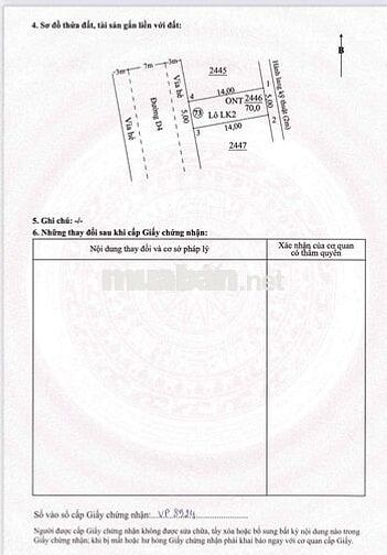 Đất ngay TTHC Bàu Bàng cần bán gấp giá ngợp