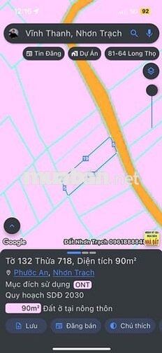 Bán Đất Nền Vĩnh Thanh, Hẻm Vào Chợ Hoà Bình, Kinh Doanh Buôn Bán ok.