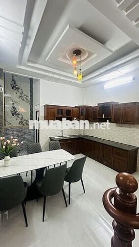 NHÀ MỚI Ở NGAY HẺM Ô TÔ- 3 TẦNG BTCT - 4PN GIÁ CHỈ NHÍCH 5TY