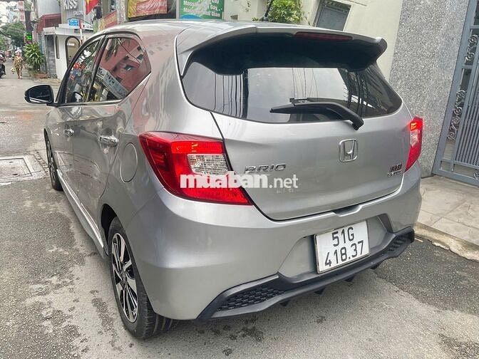 Honda Brio RS 2020 số tự động màu xám bạc