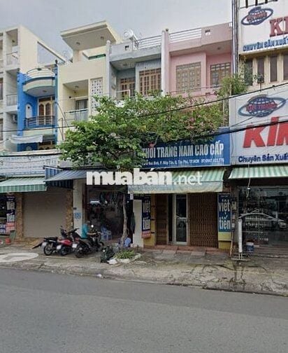 Cho thuê nhà mặt tiền Hòa Bình, P Hiệp Tân, Tân Phú. 4x20m, 2 lầu,