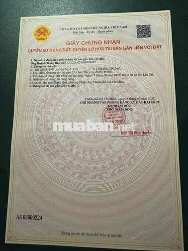 BÁN ĐẤT MT KINH DOANH HỒ VĂN MÊN ĐƯỜNG XE CÔNG