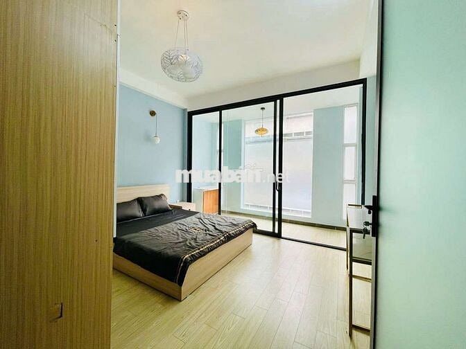 CHO THUÊ CĂN HỘ CAO CẤP 40M2 FULL NỘI THẤT ĐƯỜNG LÊ VĂN DUYỆT GẦN Q1,3