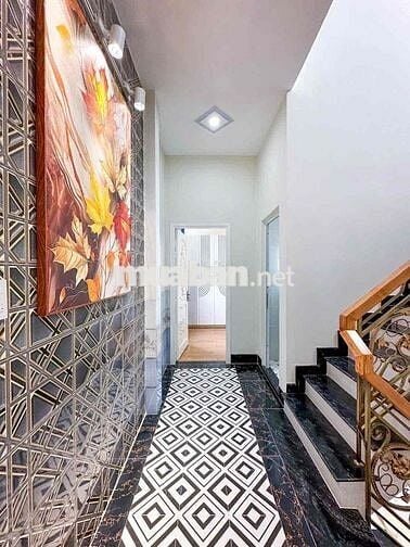 nhà 2 lầu mới hẻm liên tổ 3-4 lộ 5m, đường Nguyễn Văn Cừ - 3 tỷ 490tr