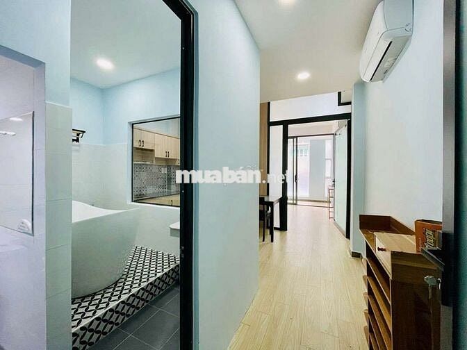 CHO THUÊ CĂN HỘ CAO CẤP 40M2 FULL NỘI THẤT ĐƯỜNG LÊ VĂN DUYỆT GẦN Q1,3