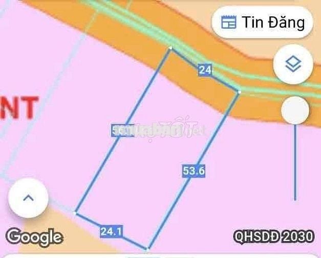 Chủ ở Dĩ An gửi bán gấp lô đất 1305m2 giá 250tr, ngang 24m, full hồng