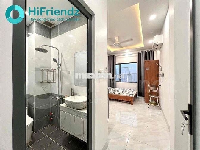 Cho Thuê Căn Hộ Cửa Sổ Máy Giặt Riêng Thang Máy Ngay Đại Học Hoa Sen