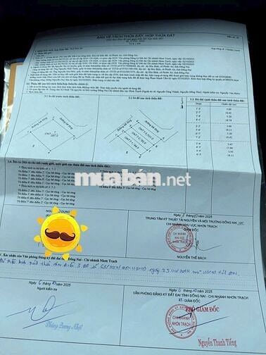 Bán Đất Dân Vĩnh Thanh- Nhơn Trạch- ĐN Gốc Tách Thửa giá F0