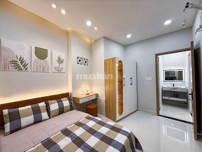 ⭐️Nhà 1 Lầu DT:6x9m tuyệt đẹp Cao cấp 2 mặt hẻm Vạn Kiếp, P3.