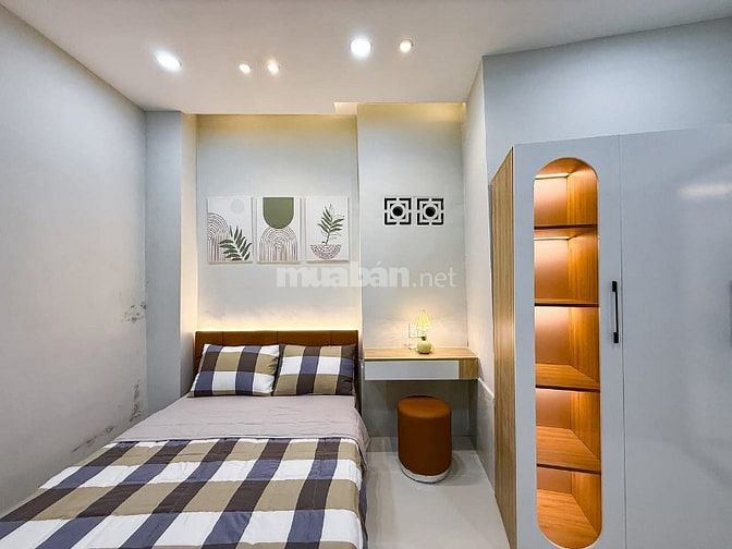⭐️Nhà 1 Lầu DT:6x9m tuyệt đẹp Cao cấp 2 mặt hẻm Vạn Kiếp, P3.