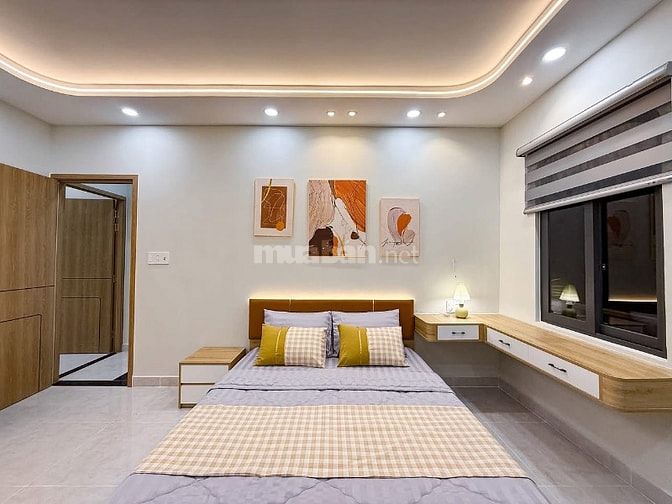 ⭐️Nhà 1 Lầu DT:6x9m tuyệt đẹp Cao cấp 2 mặt hẻm Vạn Kiếp, P3.