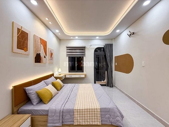 ⭐️Nhà 1 Lầu DT:6x9m tuyệt đẹp Cao cấp 2 mặt hẻm Vạn Kiếp, P3.