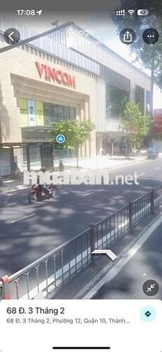 Cho thuê nguyên căn  mặt tiền 12m đường 3 tháng 2