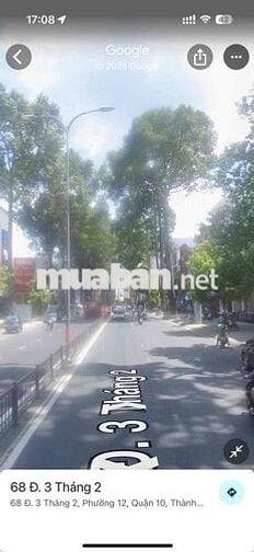 Cho thuê nguyên căn  mặt tiền 12m đường 3 tháng 2