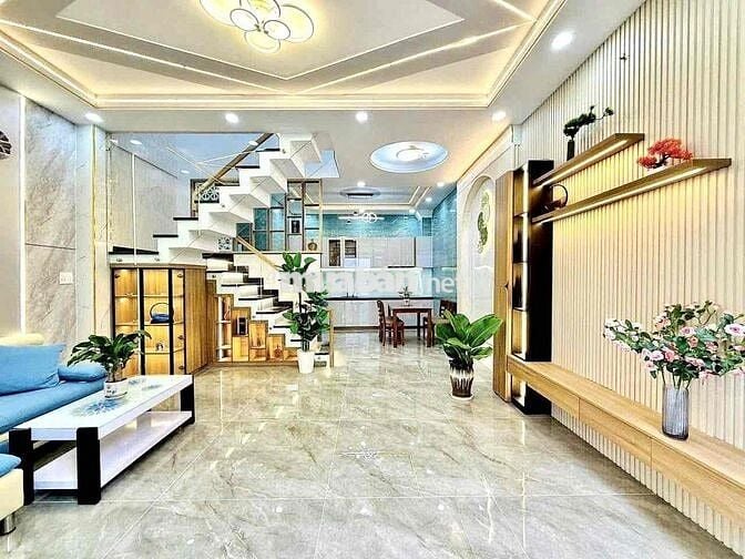 NHÀ ĐẸP NGUYÊN CĂN 2PN2WC FULL NỘI THẤT 53M2 Ở GĐ, NHÓM BẠN GHÉP, KDOL