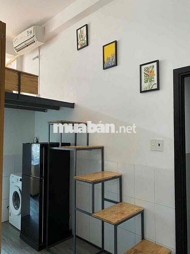 Căn hộ mini duplex có sẵn máy giặt gần TDTU