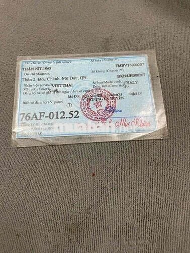 Xe CHALY 50cc lên máy 70cc