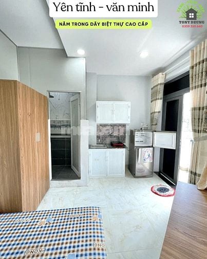 PHÒNG BAN CÔNG & CỬA SỔ - FULL NỘI THẤT - GẦN CẦU VƯỢT NGÃ TƯ GA 