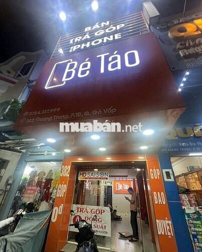 Cho thuê nhà mặt tiền: Quang Trung, P.10, Gò Vấp + Diện tích: 4m x11m