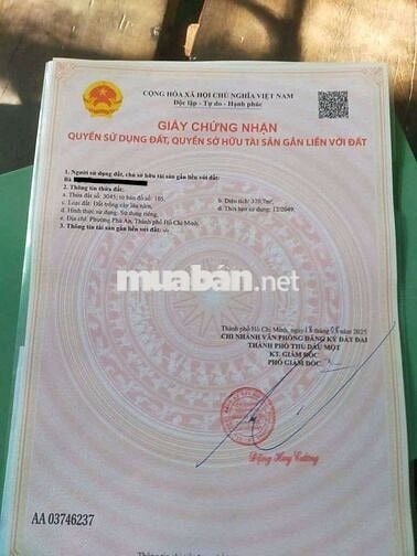 Chủ bán đất mặt tiền đường DX 92 Hiệp An , gần ql13,gần chợ Bưng Cầu