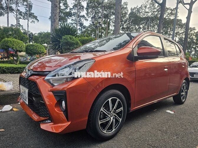Toyota Wigo T8/2020 số tự động màu cam