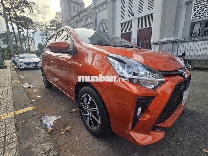 Toyota Wigo T8/2020 số tự động màu cam