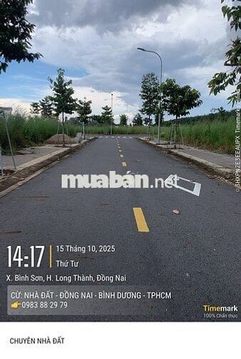 BÁN LÔ ĐẤT VỊ TRÍ ĐẸP GIÁ CỰC RẺ TAI KHU ĐÔ THỊ SÂN BAY LONG THANH