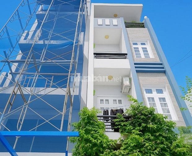 Bán nhà hẻm xe tải, 64m2(4x16), 4 Tầng, Huỳnh Thiện Lộc Tân Phú