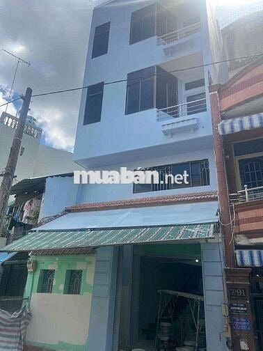 Cho thuê nhà ngang 6m hẻm xe tải Thành Thái, Quận 10. 4 tầng, 3pn 3wc