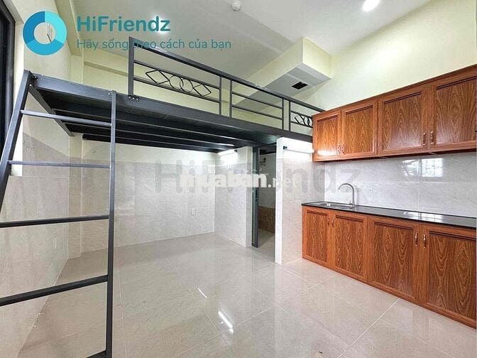 Phòng mới xây có máy lạnh , thang máy siêu rộng ngay chợ An Nhơn