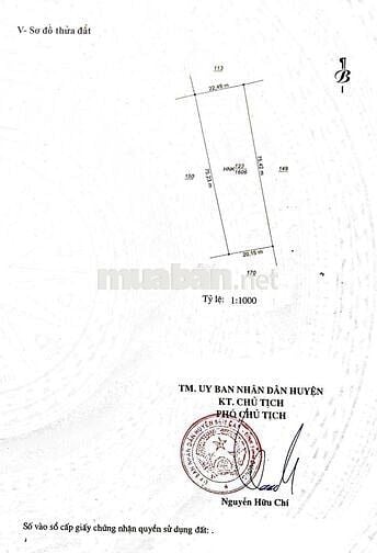 1,3 tỷ 1.555 m2 QH 2030 đất ở đô thị ODT; An Tây, Bến Cát, Bình Dương