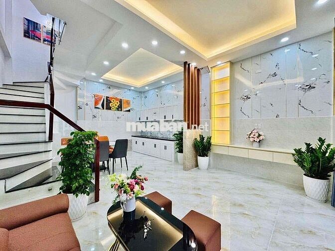 Ban nhà ngang 5,xây 3 tầng 4 phòng ngủ,chỉ 5 tỷ,Lê Đức Thọ,Gò Vấp