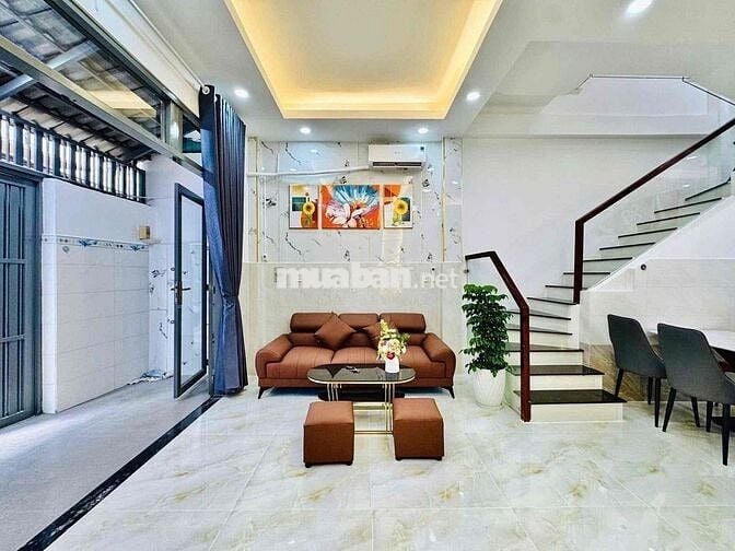 Ban nhà ngang 5,xây 3 tầng 4 phòng ngủ,chỉ 5 tỷ,Lê Đức Thọ,Gò Vấp
