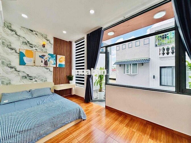Ban nhà ngang 5,xây 3 tầng 4 phòng ngủ,chỉ 5 tỷ,Lê Đức Thọ,Gò Vấp