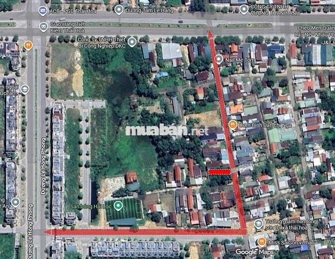 🏡 BÁN ĐẤT TRUNG TÂM PHƯỜNG THÁI HÒA – NGHỆ AN