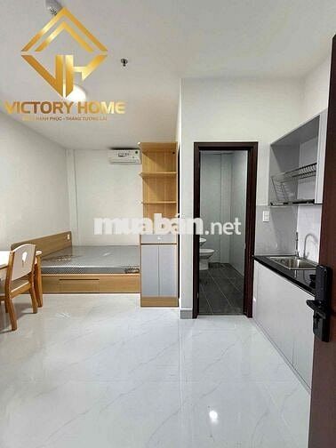 CHO THUÊ PHÒNG STUDIO FULL NỘI THẤT MÁY GIẶT RIÊNG TẠI LÊ TRỰC