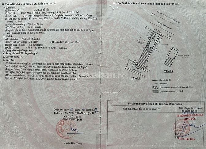 Bán đất vàng Quận 10 – Cách Mạng Tháng 8, tiềm năng cao, sổ hồng