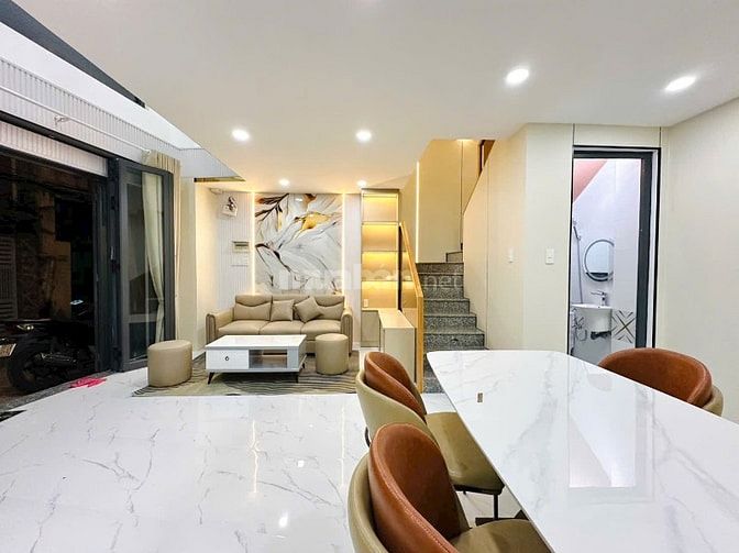 ⭐️Nhà 4 Lầu tuyệt đẹp Cao cấp góc 2 mặt hẻm xe hơi Hồ Biểu Chánh, P11