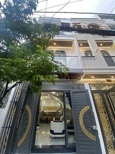 NHÀ MỚI PHAN VĂN TRỊ, BÌNH THẠNH - 50m2, NỞ HẬU - 4 TẦNG - 8,x TỶ TL