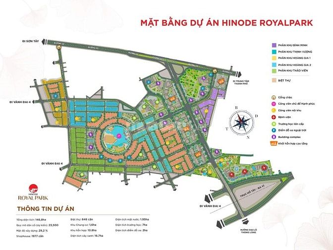 BÁN BIỆT THỰ LIỀN KỀ HINODE ROYL PARK, DT 118,9M2, MT 7,5M
