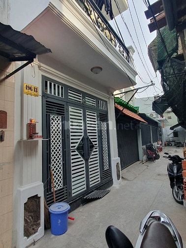 Nhà mới đẹp sổ đỏ chính chủ (song hẻm) : 1 trệt 1 lầu 2p ngủ 2wc 