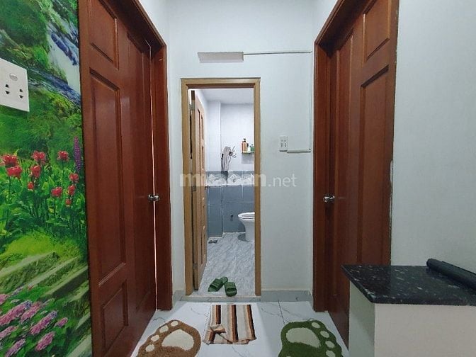 Nhà mới đẹp sổ đỏ chính chủ (song hẻm) : 1 trệt 1 lầu 2p ngủ 2wc 