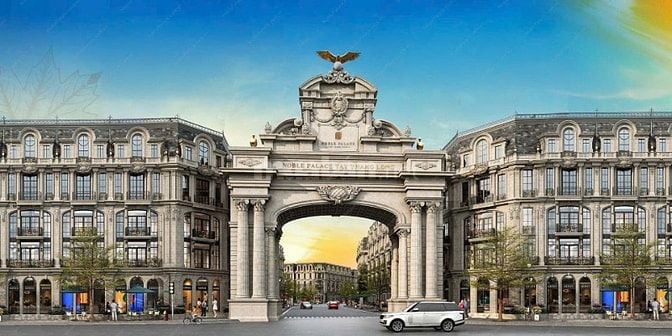 Bán liền kề , Shophouse mặt đường Hoàng Quốc Việt kéo dài 