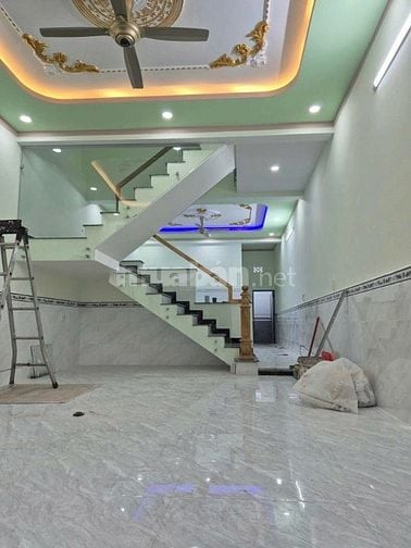 BÁN NHÀ 1 TRỆT 1 LẦU MẶT TIỀN ĐƯỜNG NHỰA XÃ TÂN KIÊN, HƯNG LONG - SHR