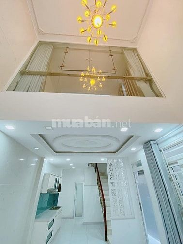 44 M2- 5 LẦU - 4,1X 11M - XE HƠI ĐỂ TRONG NHÀ  NHÀ BÌNH THẠNH - 9,2 ty