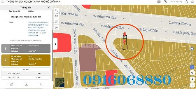 BÁN NHÀ MẶT TIỀN : 57 - 59 HOÀNG VĂN THỤ - P. 15 - Q. PHÚ NHUẬN - HCM