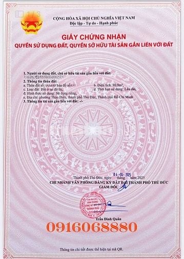 BÁN BIỆT THỰ SÂN VƯỜN GÓC 2 MẶT TIỀN : 7 ĐƯỜNG SỐ 65 - P. THẢO ĐIỀN 