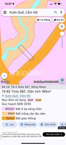 Bán Gấp Đất Cách Cao Tốc Dầu Giây Phan Thiết 190m. Giá 620Tr.