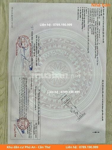 Bán nhà đường C5 KDC Phú An, Cần Thơ. diện tích 4,5x20 Sổ hồng