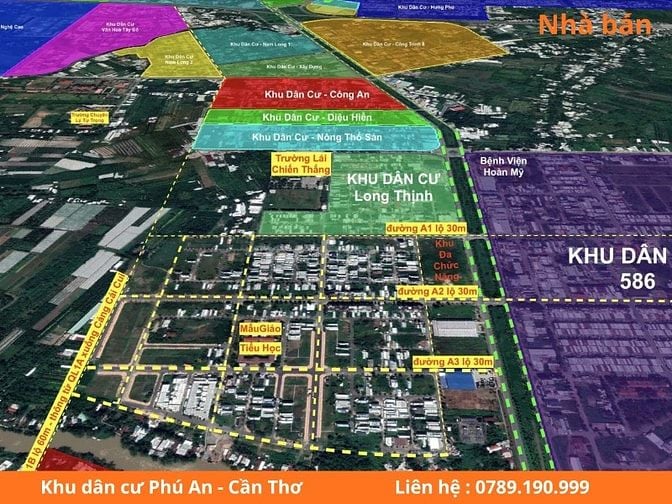 Bán nhà đường C5 KDC Phú An, Cần Thơ. diện tích 4,5x20 Sổ hồng